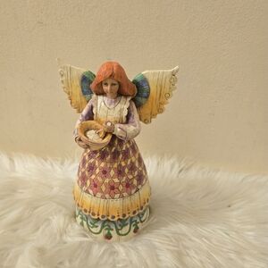 Vintage Jim Shore Heartwood Creek Angel of Contentment 2002 Figurine